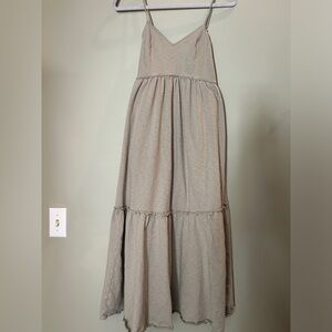 Gray/green American Eagle midi dress